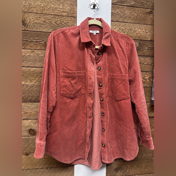 ✨ Madewell Corduroy Button-Down Shirt Jacket (Do Well Collection) – Size Small - Picture 5 of 12